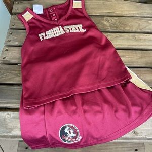 Florida State Skirt and Top 3t